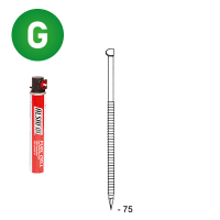 Pack D34 28 x 75 ring galv.